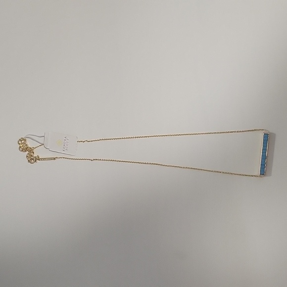 NWT Kendra Scott Short Turquoise Pendant Necklace - Picture 2 of 5